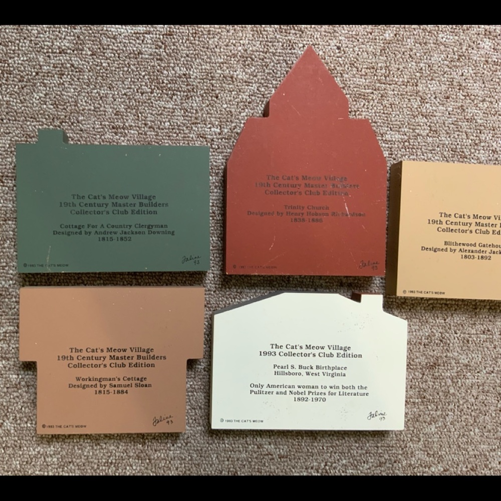 The Cat’s Meow “19th Century Master Builders” Collector’s Club Edition - Picture 3 of 4